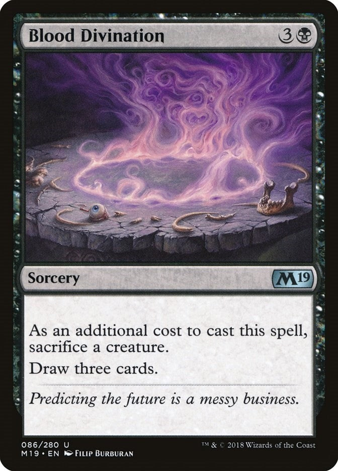 Image for Blood Divination (86) (M19) - Magic: The Gathering