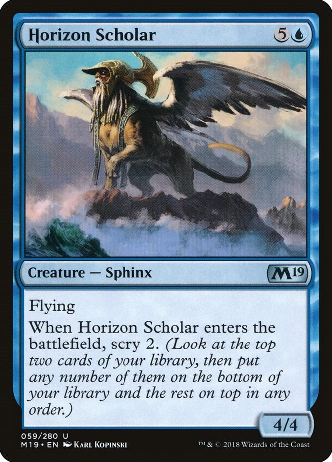 Image for Horizon Scholar (59) (M19) - Magic: The Gathering