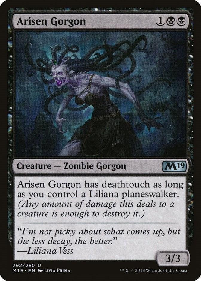 Image for Arisen Gorgon (292) (M19) - Magic: The Gathering