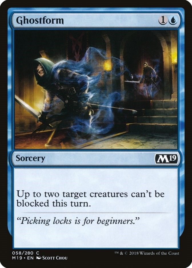 Image for Ghostform (58) (M19) - Magic: The Gathering
