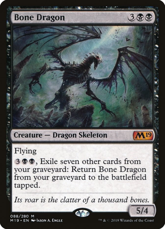 Image for Bone Dragon (88) (M19) - Magic: The Gathering