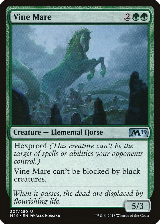 Image for Vine Mare (207) (M19) - Magic: The Gathering