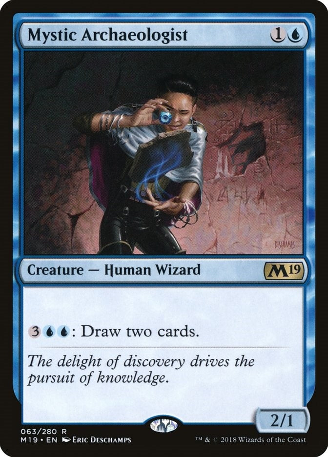 Image for Mystic Archaeologist (63) (M19) - Magic: The Gathering