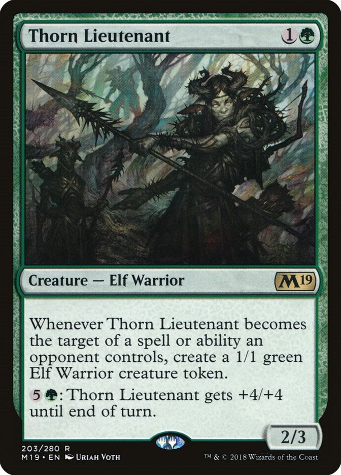 Image for Thorn Lieutenant (203) (M19) - Magic: The Gathering
