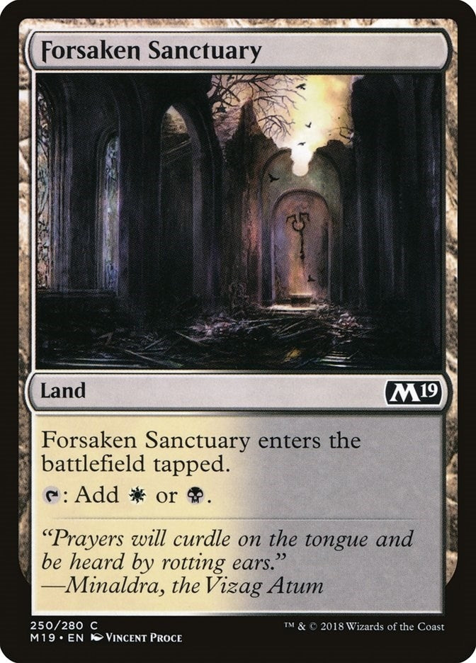Image for Forsaken Sanctuary (250) (M19) - Magic: The Gathering