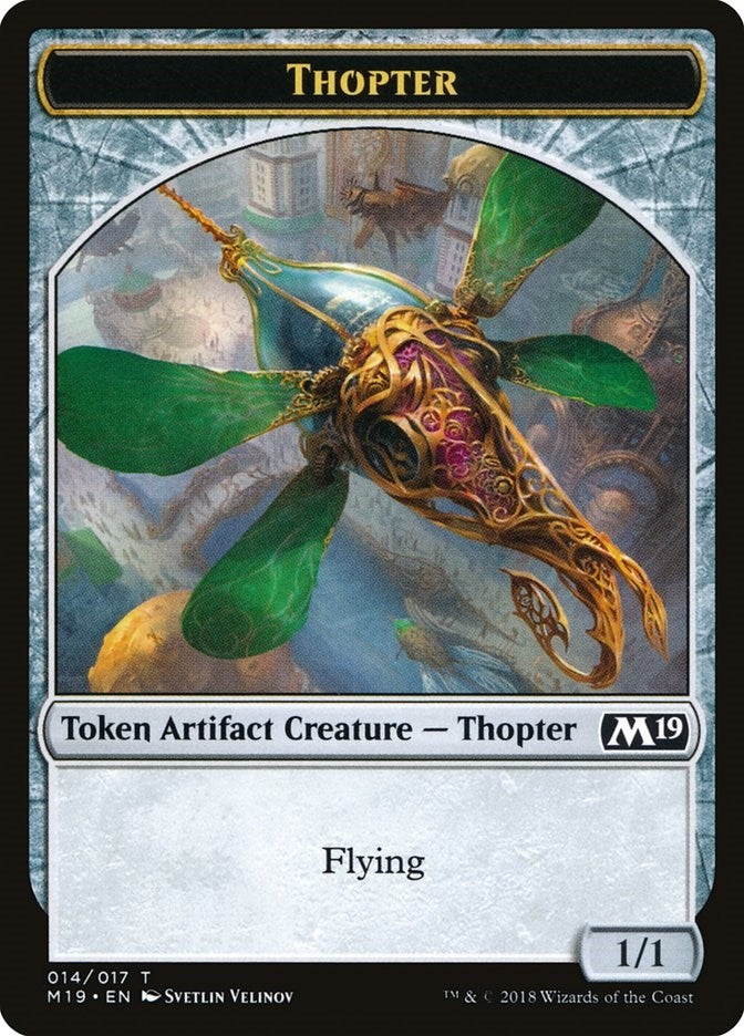 Image for Thopter Token (14) (M19) - Magic: The Gathering