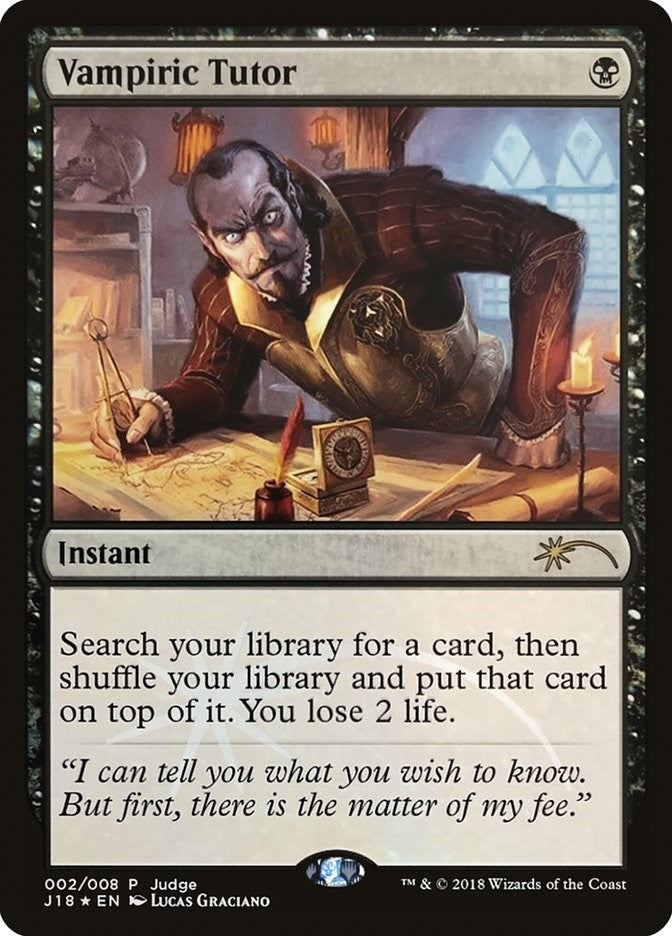 Image for Vampiric Tutor (J18) (2) (JDG) - Magic: The Gathering