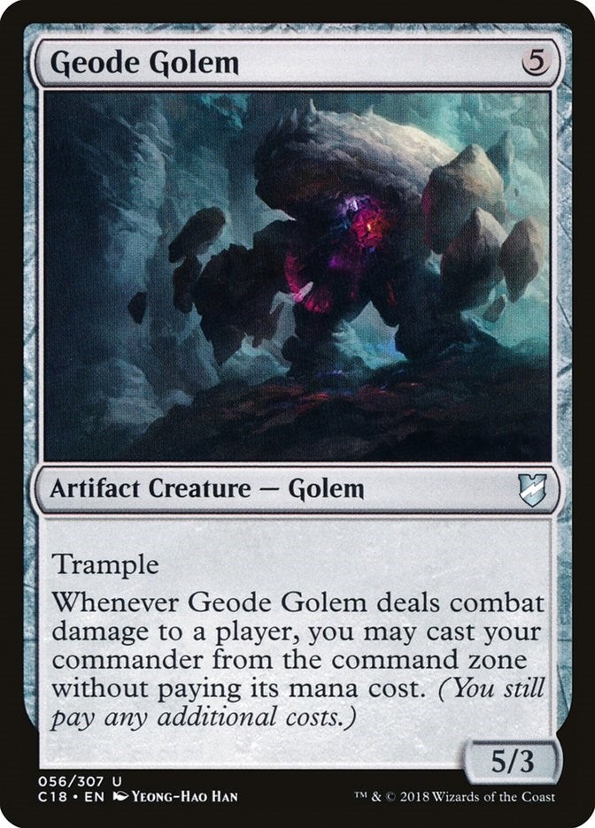 Image for Geode Golem (56) (C18) - Magic: The Gathering