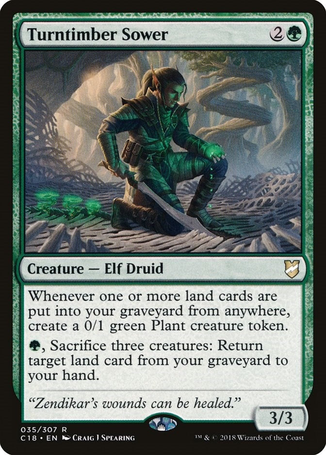 Image for Turntimber Sower (35) (C18) - Magic: The Gathering