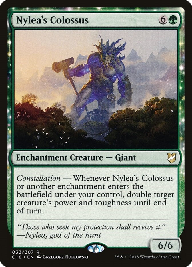 Image for Nylea's Colossus (33) (C18) - Magic: The Gathering