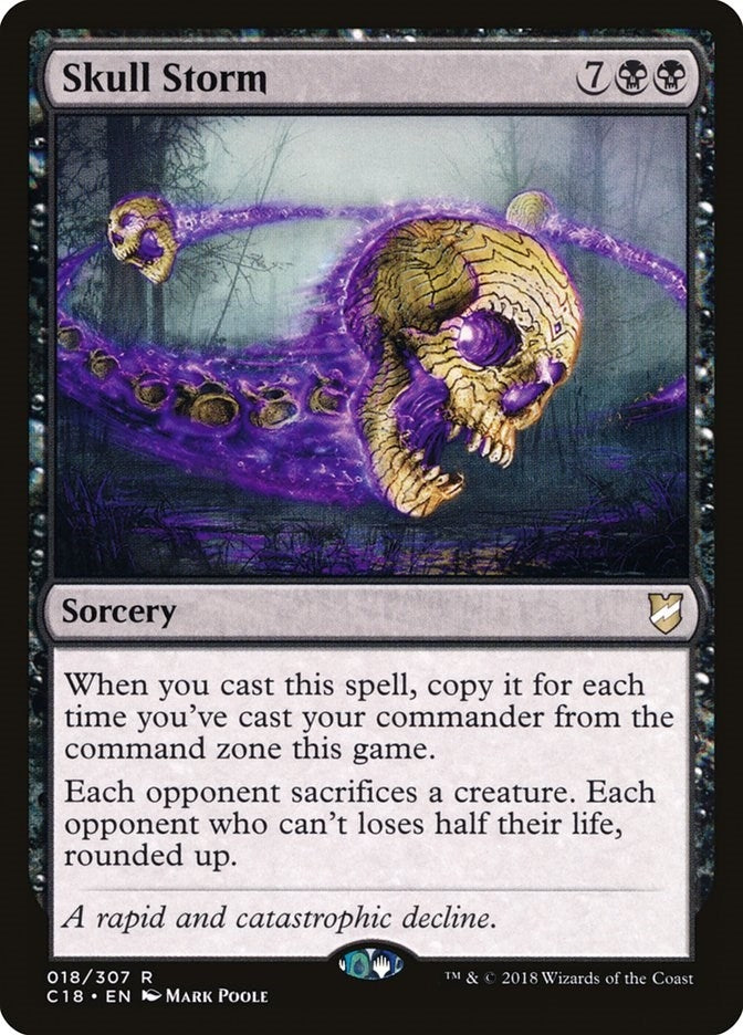 Image for Skull Storm (18) (C18) - Magic: The Gathering