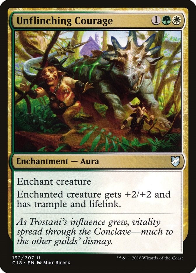 Image for Unflinching Courage (192) (C18) - Magic: The Gathering
