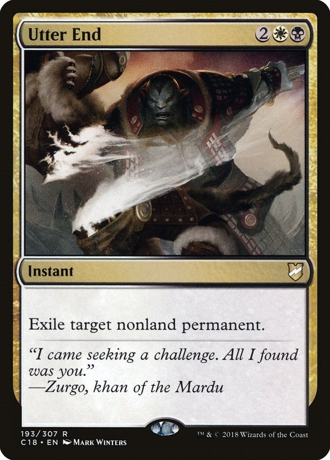 Image for Utter End (193) (C18) - Magic: The Gathering