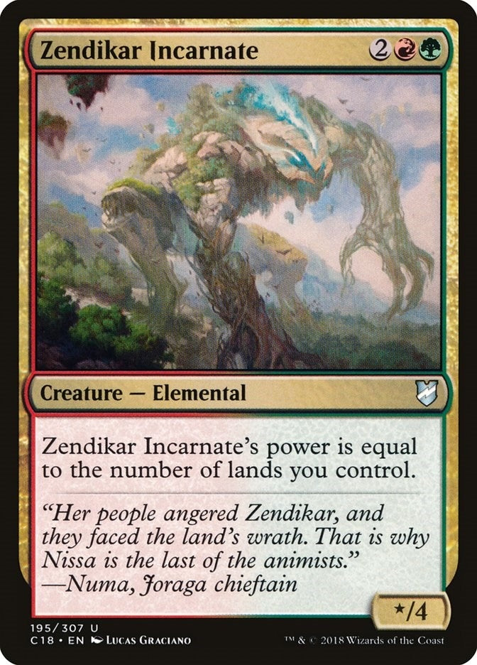 Image for Zendikar Incarnate (195) (C18) - Magic: The Gathering