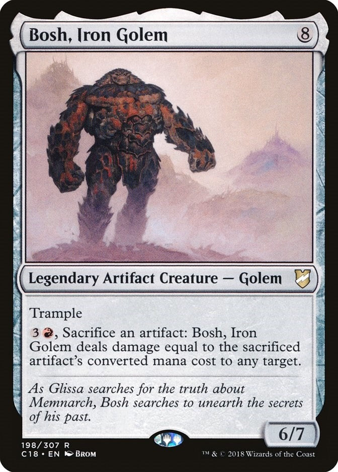 Image for Bosh, Iron Golem (198) (C18) - Magic: The Gathering