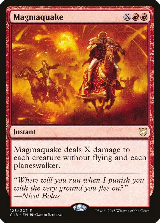 Image for Magmaquake (125) (C18) - Magic: The Gathering