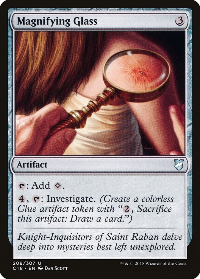 Image for Magnifying Glass (208) (C18) - Magic: The Gathering