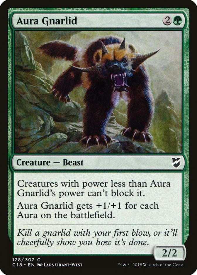 Image for Aura Gnarlid (128) (C18) - Magic: The Gathering