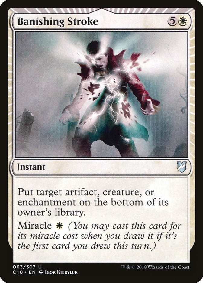 Image for Banishing Stroke (63) (C18) - Magic: The Gathering