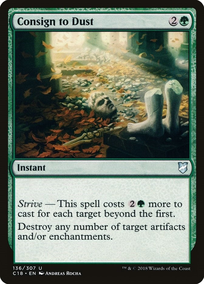 Image for Consign to Dust (136) (C18) - Magic: The Gathering