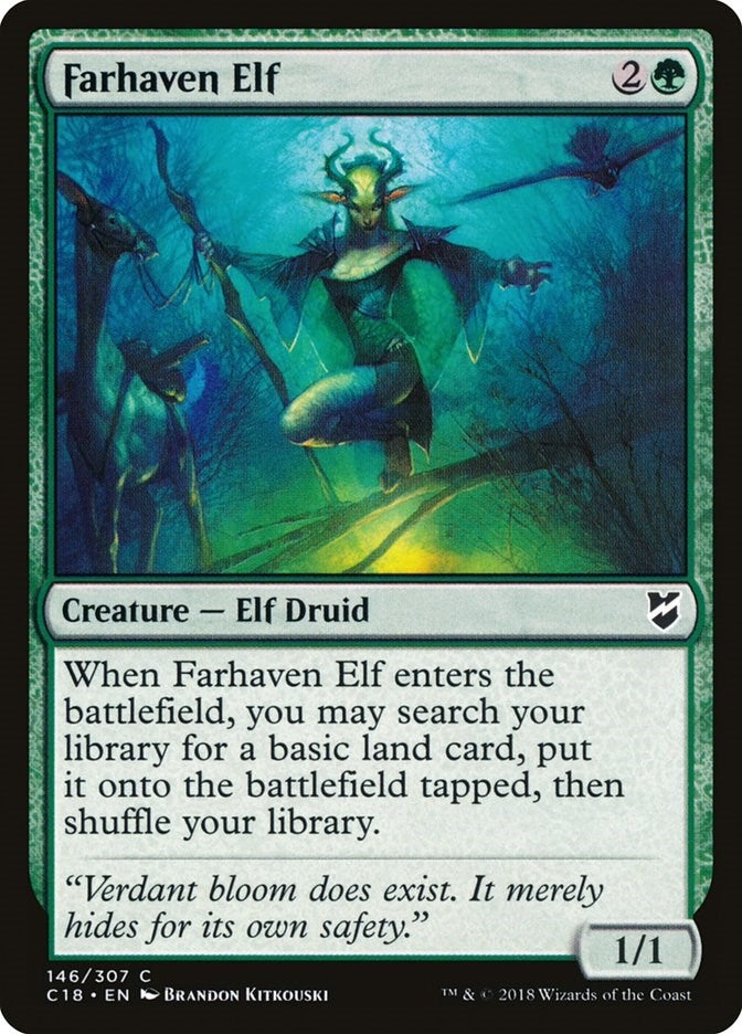Image for Farhaven Elf (146) (C18) - Magic: The Gathering