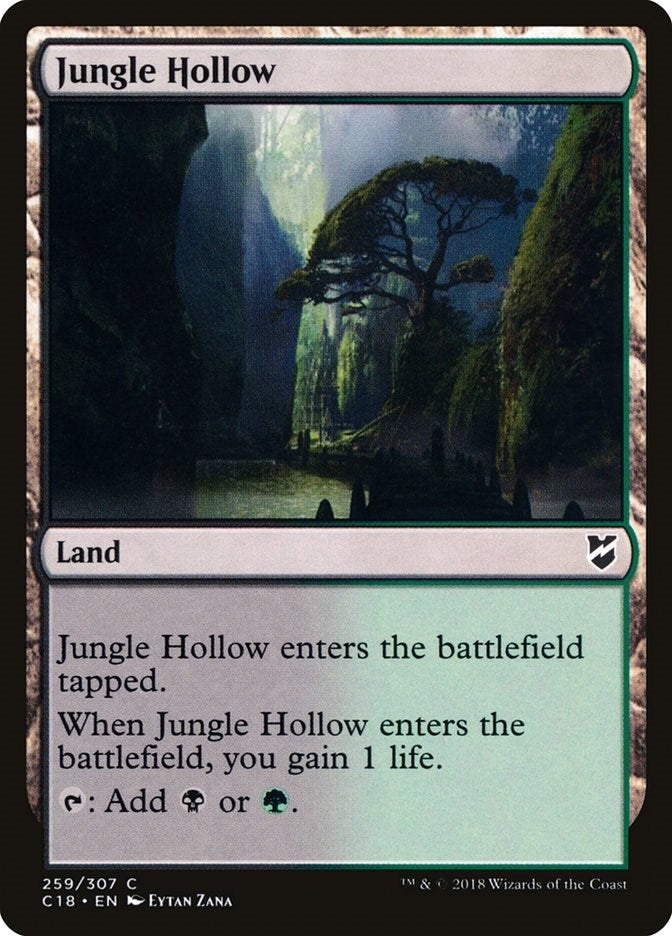 Image for Jungle Hollow (259) (C18) - Magic: The Gathering