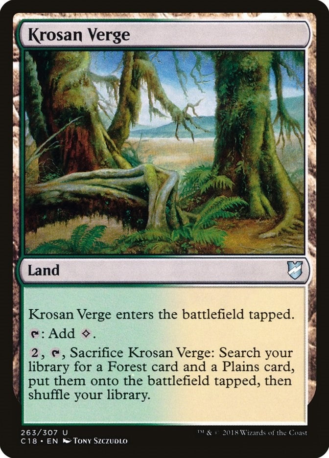 Image for Krosan Verge (263) (C18) - Magic: The Gathering
