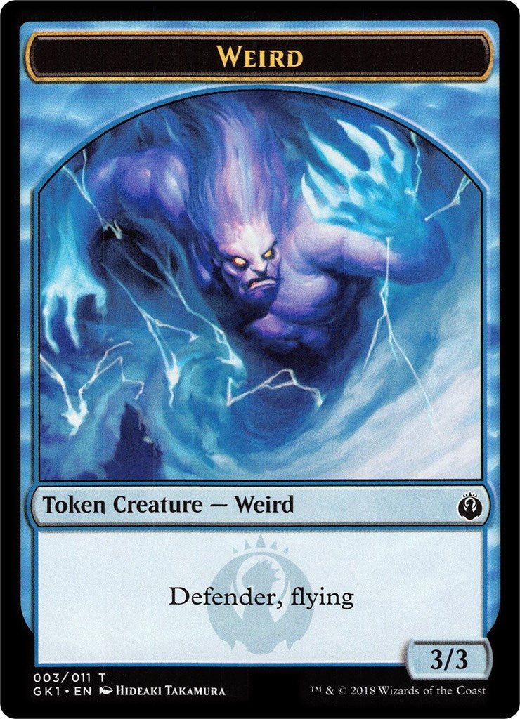 Image for Weird // Goblin Double-Sided Token (3 // 4) (GR1) - Magic: The Gathering