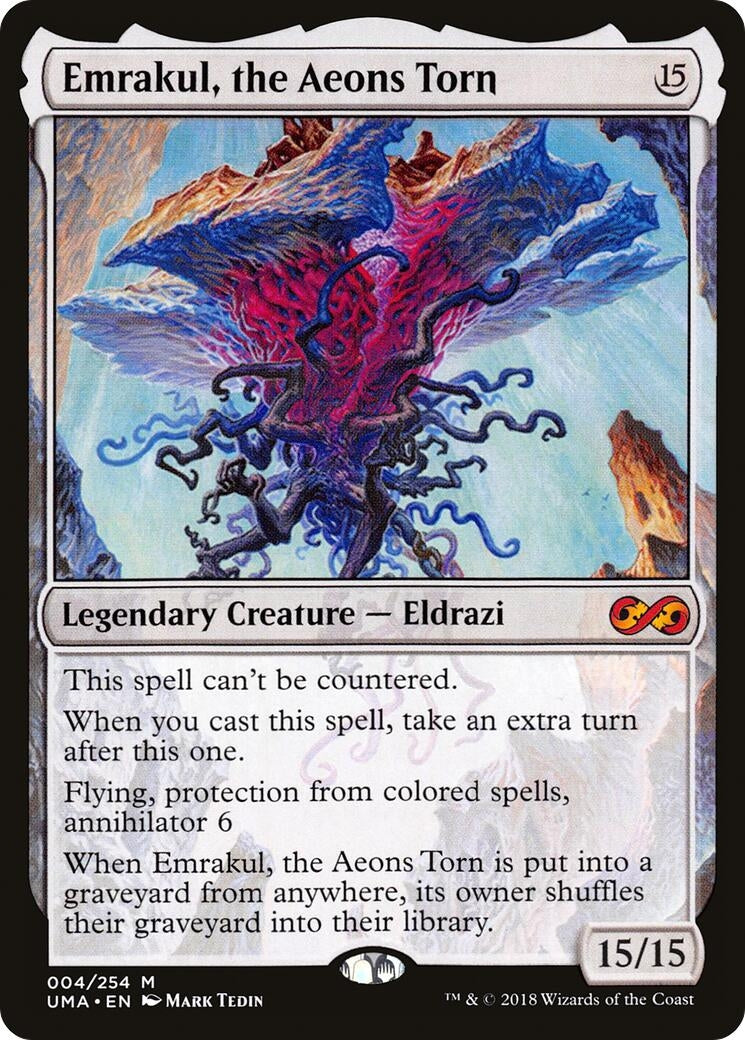 Image for Emrakul, the Aeons Torn (4) (UMA) - Magic: The Gathering