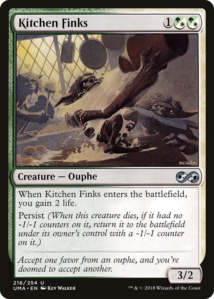 Image for Kitchen Finks (216) (UMA) - Magic: The Gathering