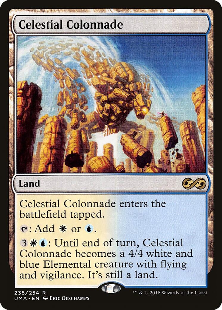 Image for Celestial Colonnade (238) (UMA) - Magic: The Gathering