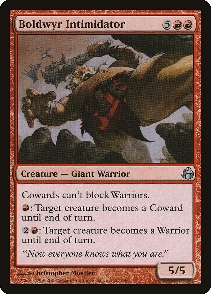 Image for Boldwyr Intimidator (86) (MOR) - Magic: The Gathering