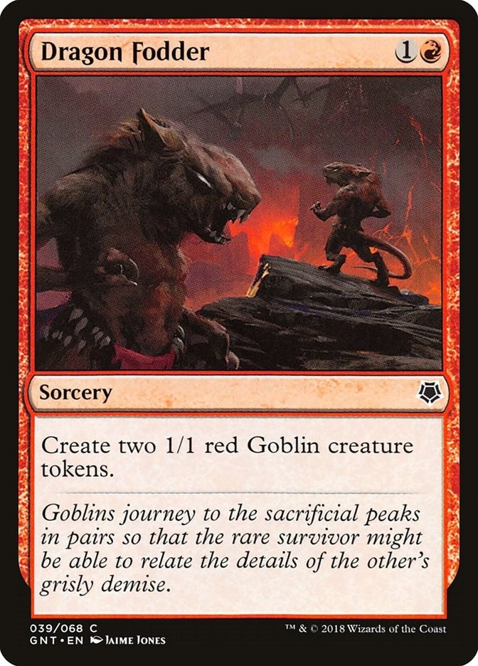 Image for Dragon Fodder (39) (GNT) - Magic: The Gathering