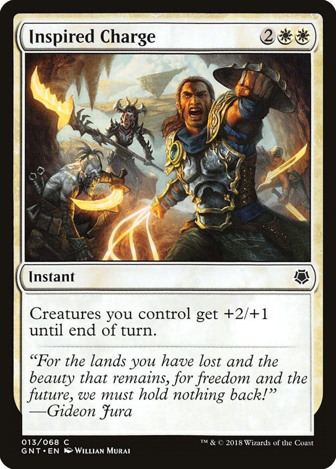 Image for Inspired Charge (13) (GNT) - Magic: The Gathering