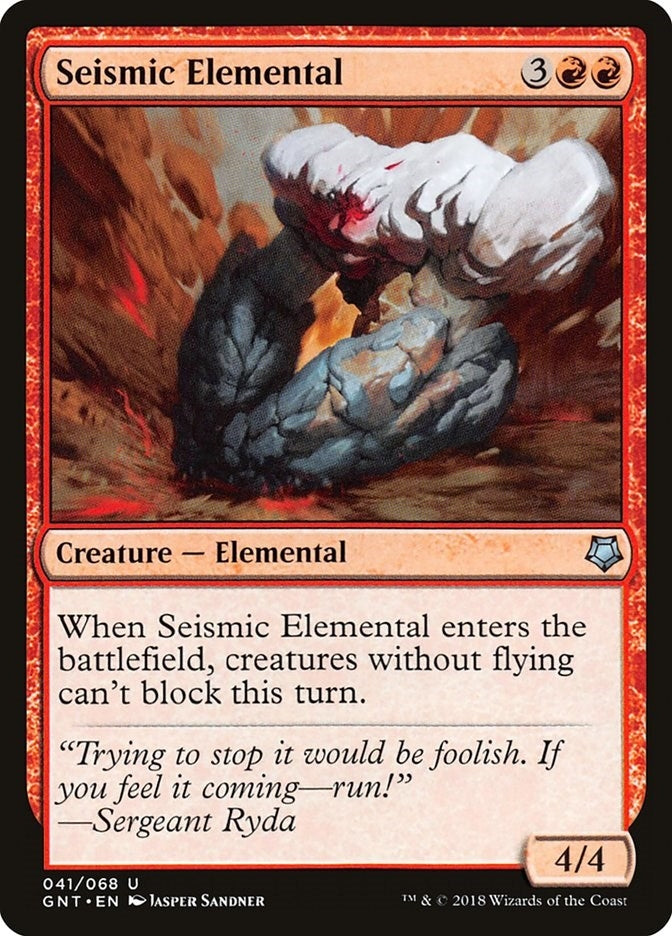 Image for Seismic Elemental (41) (GNT) - Magic: The Gathering