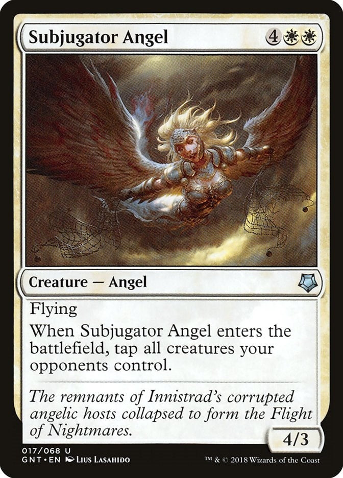 Image for Subjugator Angel (17) (GNT) - Magic: The Gathering