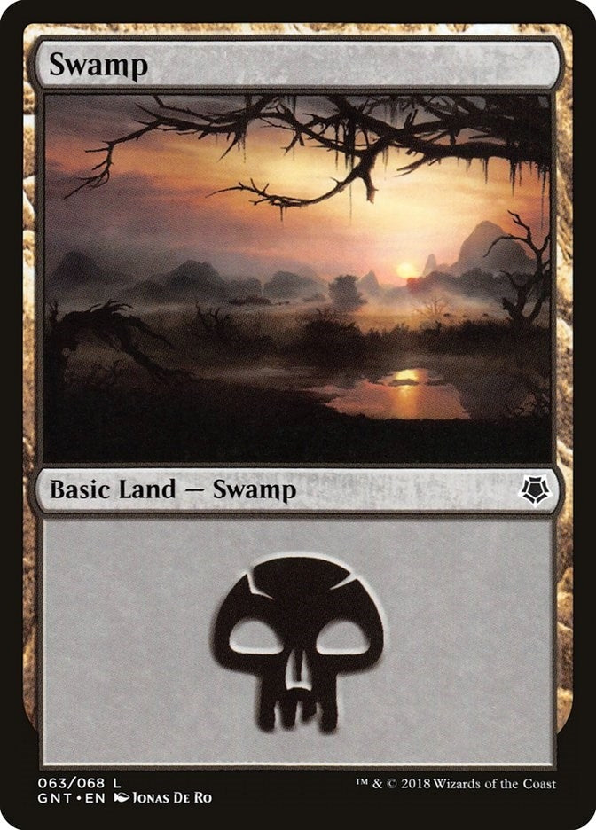 Image for Swamp (063) (63) (GNT) - Magic: The Gathering
