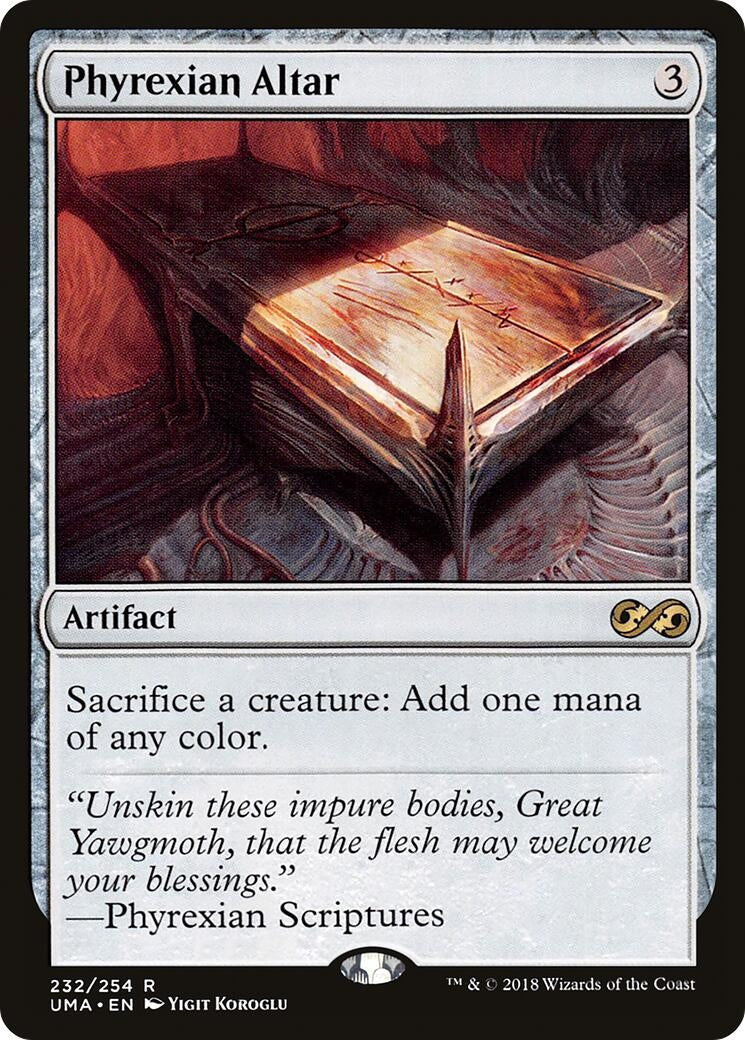 Image for Phyrexian Altar (232) (UMA) - Magic: The Gathering