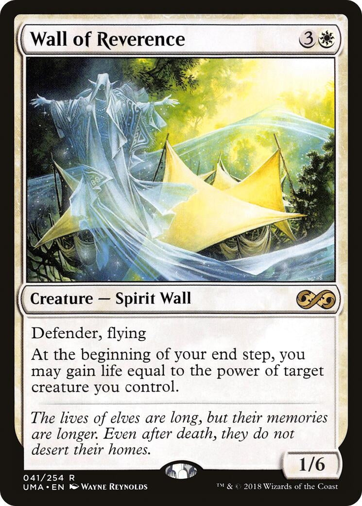 Image for Wall of Reverence (41) (UMA) - Magic: The Gathering
