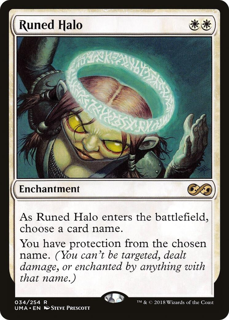 Image for Runed Halo (34) (UMA) - Magic: The Gathering