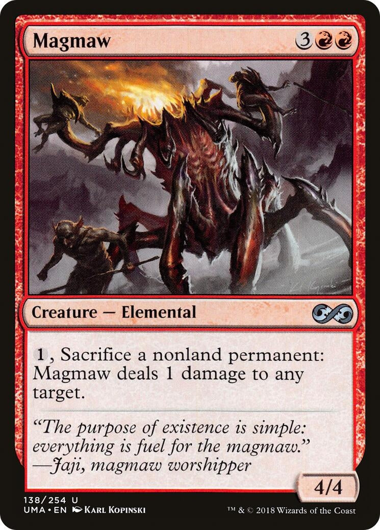 Image for Magmaw (138) (UMA) - Magic: The Gathering