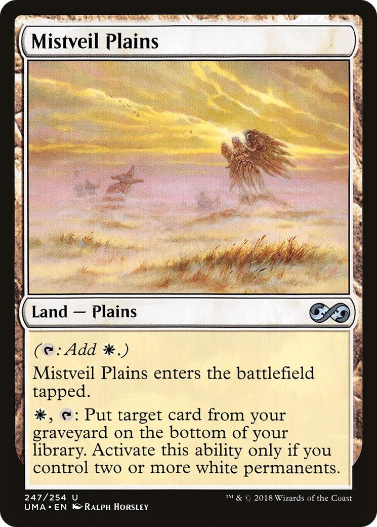 Image for Mistveil Plains (247) (UMA) - Magic: The Gathering