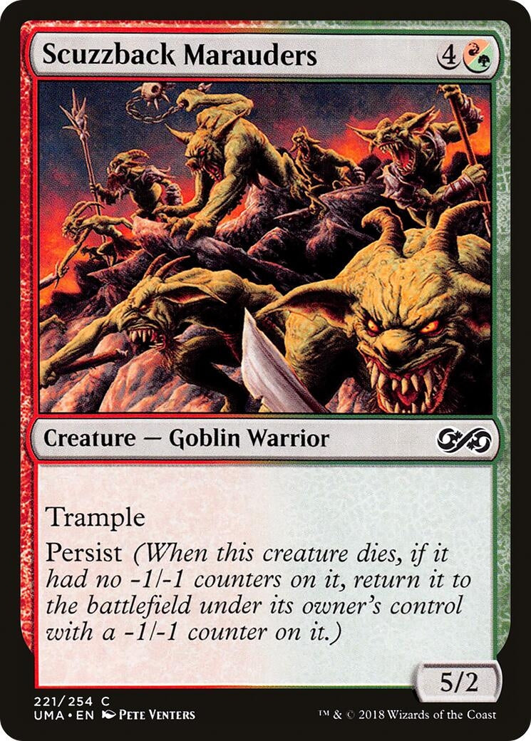 Image for Scuzzback Marauders (221) (UMA) - Magic: The Gathering