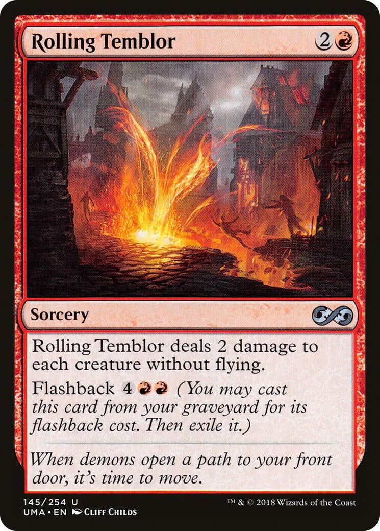 Image for Rolling Temblor (145) (UMA) - Magic: The Gathering
