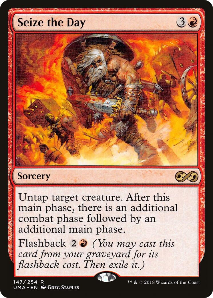 Image for Seize the Day (147) (UMA) - Magic: The Gathering