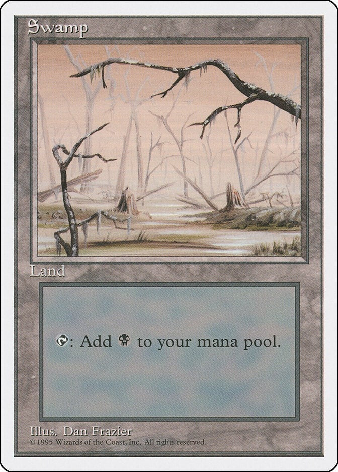 Image for Swamp (B) (190) (4ED) - Magic: The Gathering