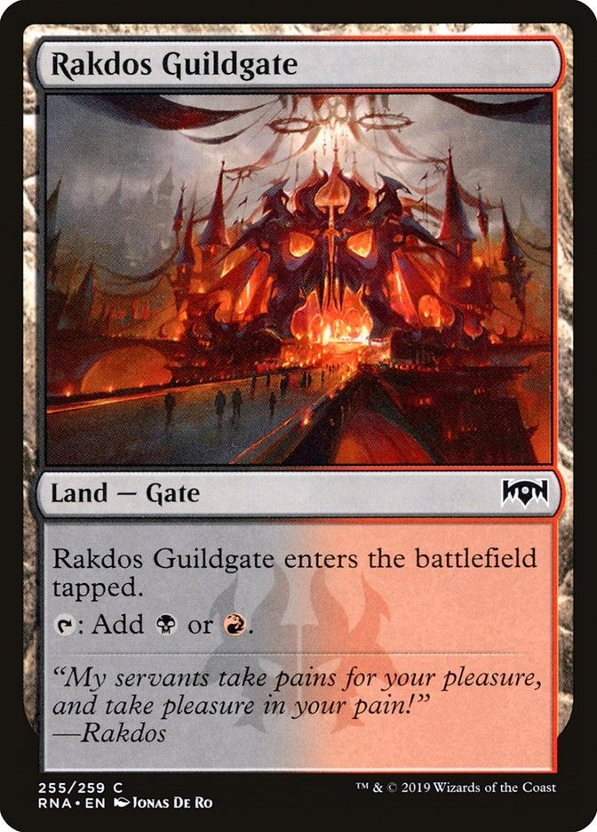 Image for Rakdos Guildgate (255) (255) (RNA) - Magic: The Gathering