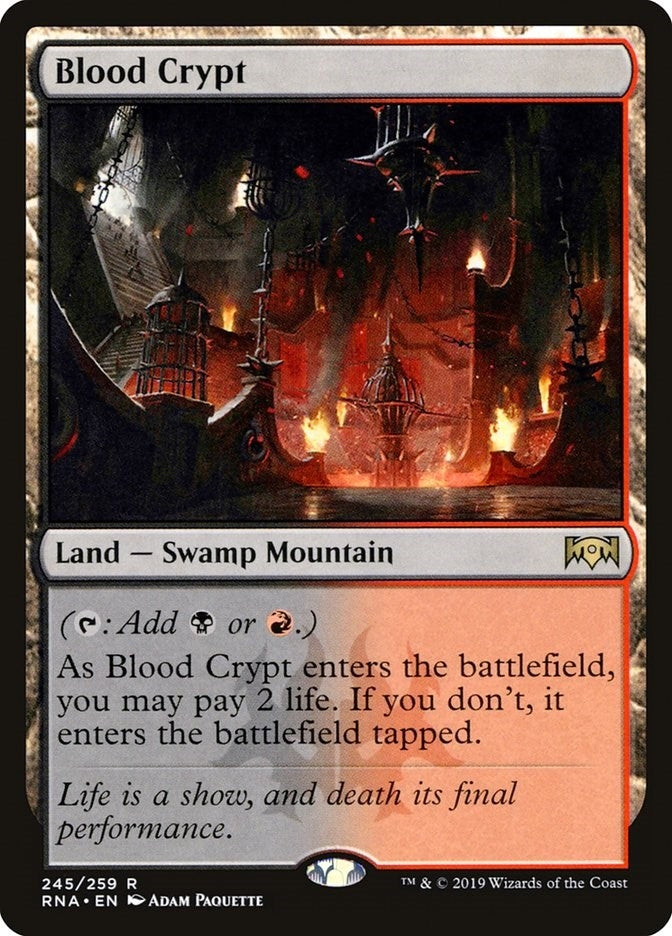 Image for Blood Crypt (245) (RNA) - Magic: The Gathering