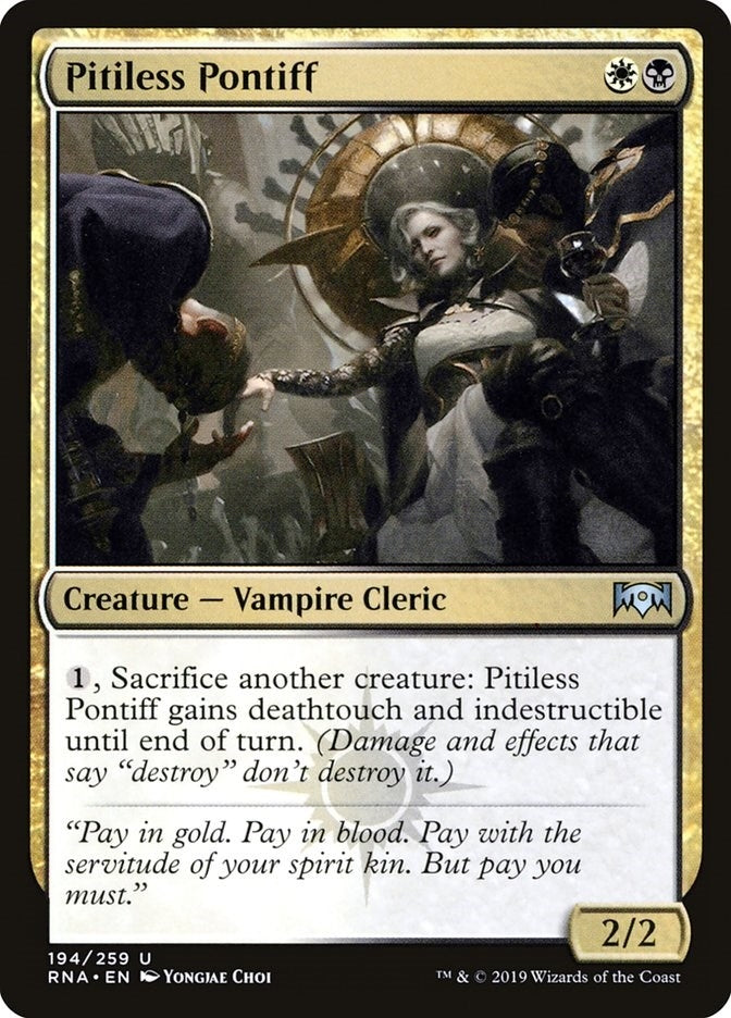 Image for Pitiless Pontiff (194) (RNA) - Magic: The Gathering