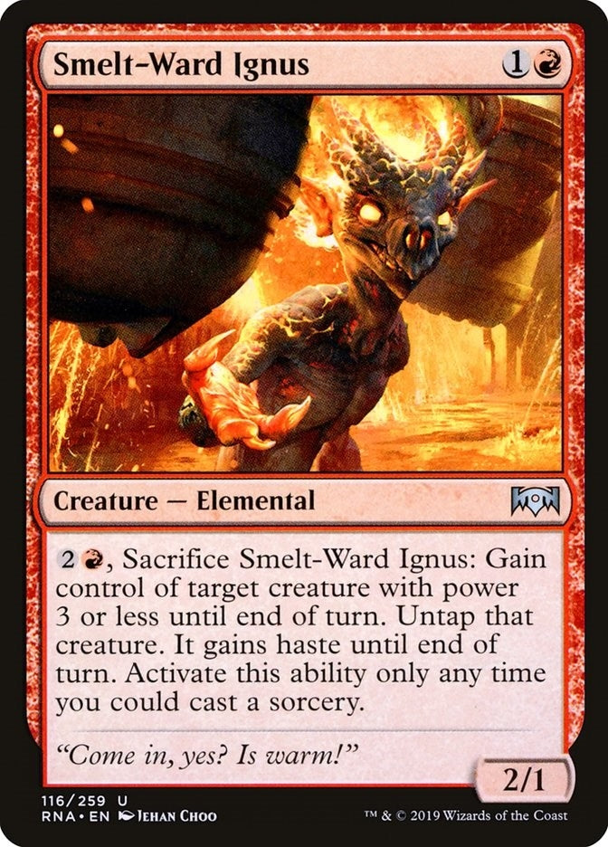 Image for Smelt-Ward Ignus (116) (RNA) - Magic: The Gathering
